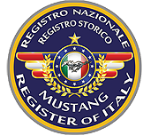 Logo rotondo Mustang Register of Italy MRI