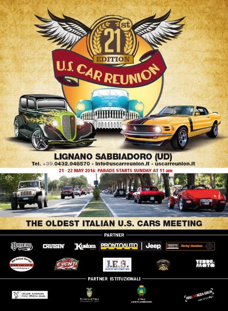 Mustang Register of Italy presents US Car Reunion 2016